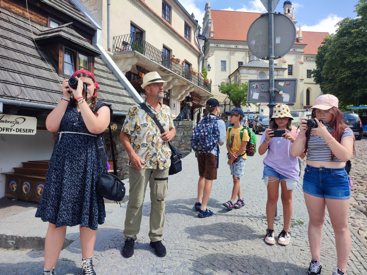 Grupa podczas fotografowania