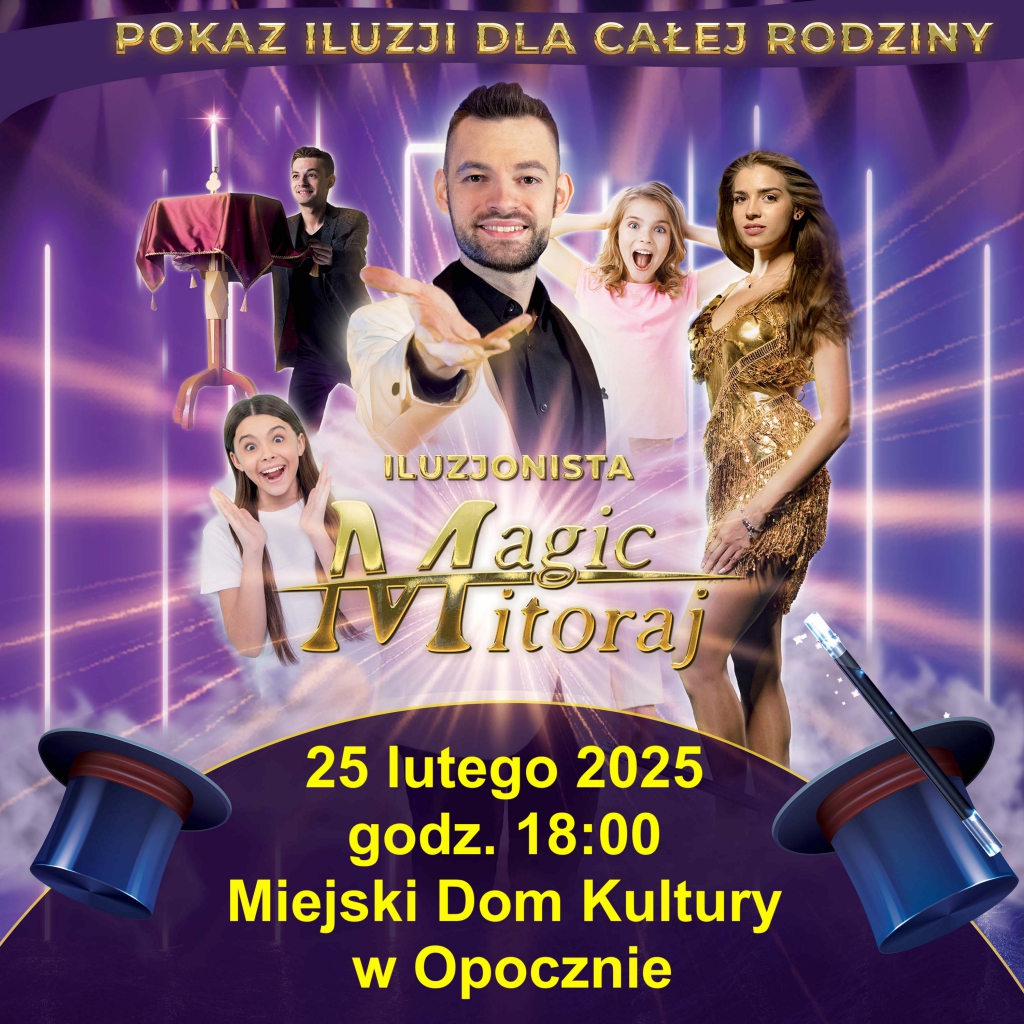 Magic Mitoraj - familijny pokaz iluzjonistyczny